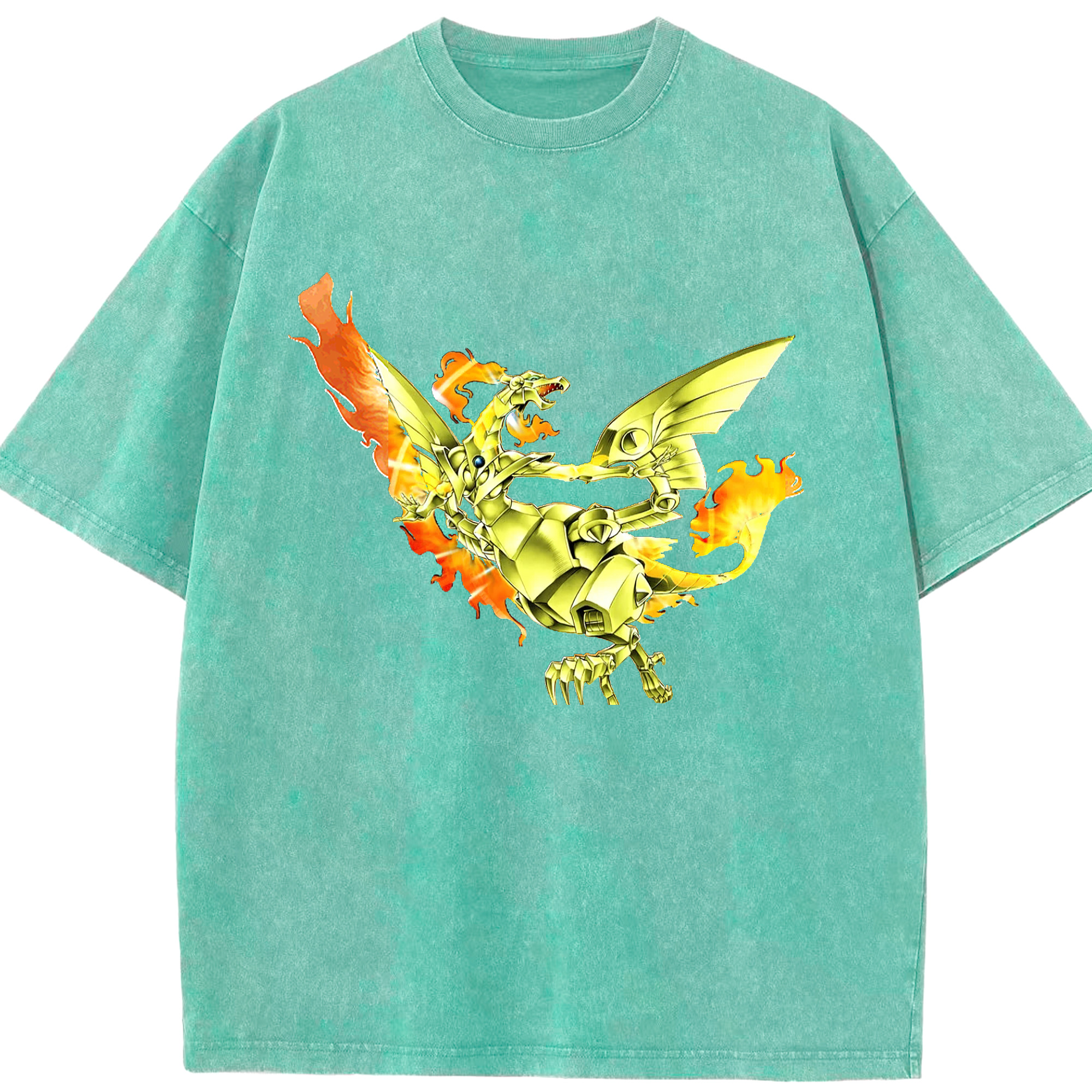 （画像用） 遊☆戯☆王 Yu-Gi-Oh! 綿100% ヴィンテージ風 半袖Tシャツ（フロントプリント）